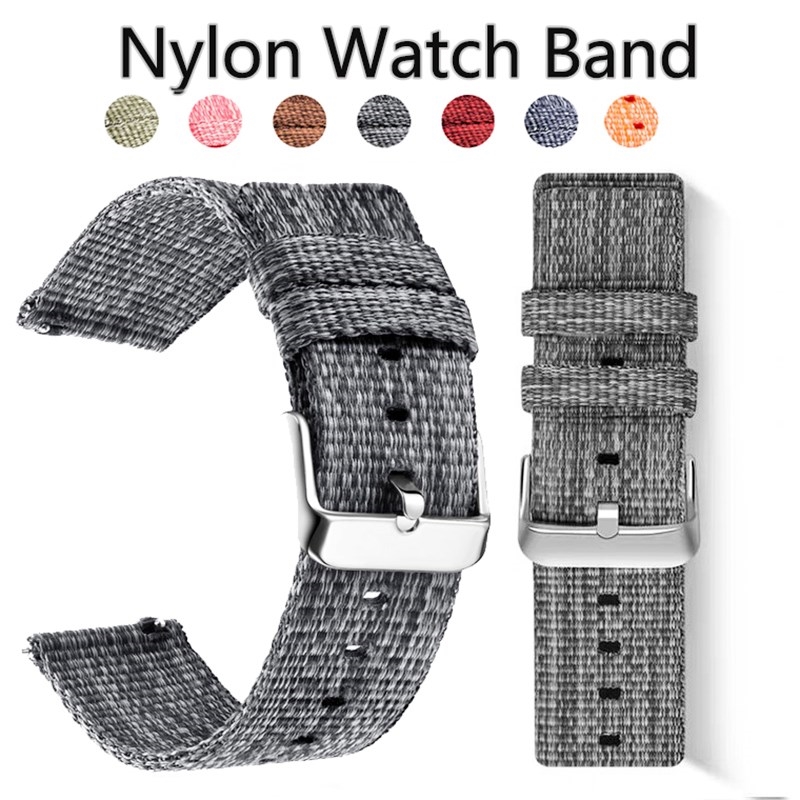 20 18 22 24mm Nylon Band for Samsung Galaxy 46 42mm Watch 3