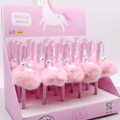 *1Pc Cute nicorn Pens Kawaii Flamingo Pens Creative point Pe