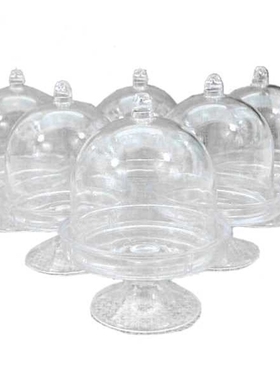 12x Mini Cake Stand Cupcake box Wedding Party Plastic C