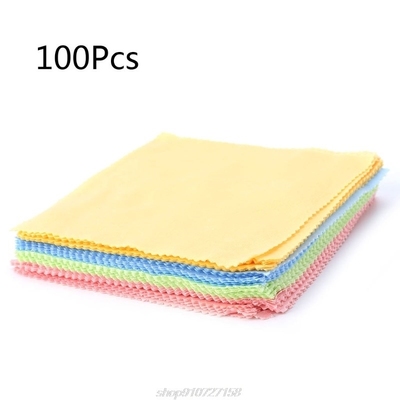 100PC Clean Polishing Cloth for sterling Silver Gold Platin