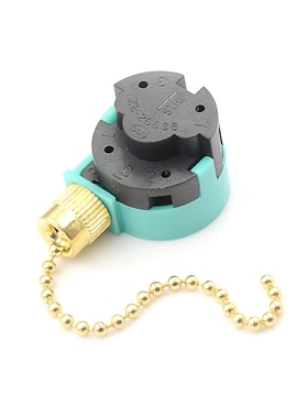 1pc Zing Ear ZE 268S6 Switch 3 Speed 4 Wire Pull Chain Cont