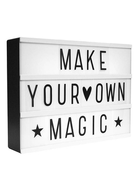 LED Advertising Light Lightbox A4 A6 LED DIY Letter Combinat