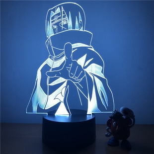 Naruto Uchiha Itachi LED Night Light Action Figure 7 Colors