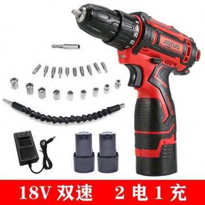 18v lithium battery electric hand drill 36v dual speed recha
