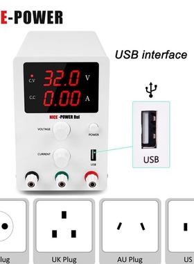 New Arrival Digital Bench Regulated Switching DC USB Power
