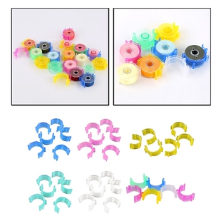 50pcs Sewing Bobbin Small Clips Thread Holders Clamps Threa