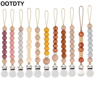 Dummy Clips Baby Boys Girls Pacifier Chain Silicone Teethin