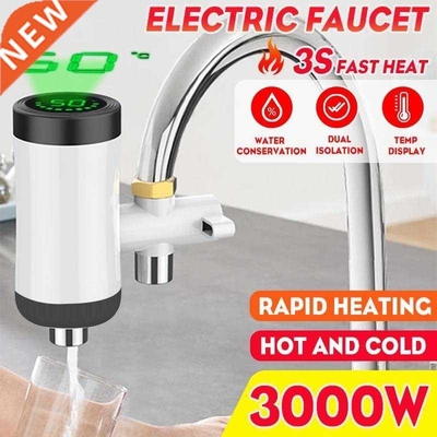 3000W Instant Electric Hot Water Heater Tankless Faucet Kit