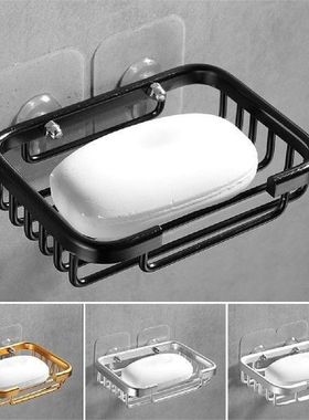 Wall Mounted Bathroom Soap Dish Holder Kitchen Sponge