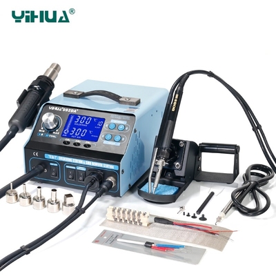 YIHUA 992DA+ LCD Soldering Station With Smoking Solder Iron