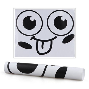 Toilet Wall Mural Decal Art Sticker Decoration Smiley Face F
