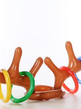 2018 Tops Quality Inflatable Reindeer Christmas Gifts Hat An