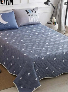 -2019 new cotton padded sheets single cotton bed cover-