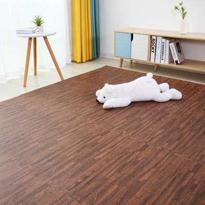 Baby EVA Foam Play Gym Puzzle Mat Wooden Interlocking Exerci