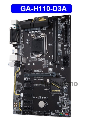 Socket LGA 1151 DDR4 Gigabyte GA-H110-D3A Original Mainbaord