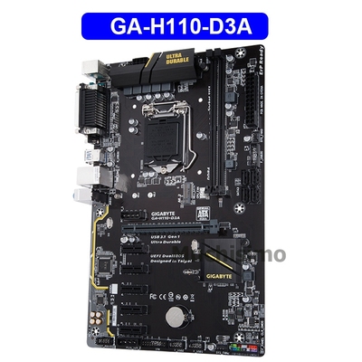 Socket LGA 1151 DDR4 Gigabyte GA-H110-D3A Original Mainbaord