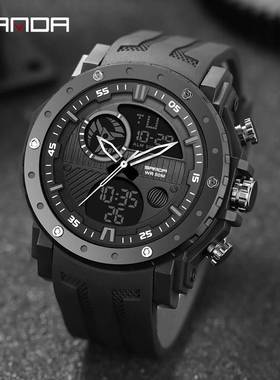 SANDA Fashion Men's Watches Top Brand Luxury Sport