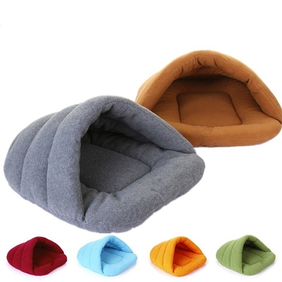 Small Medium Dog Cat Pet Beds Cotton Teddy Rabbit Bed House