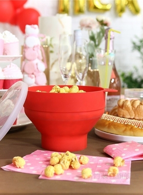 The Original Microwave Popcorn Maker Silicone Popcorn Bucket