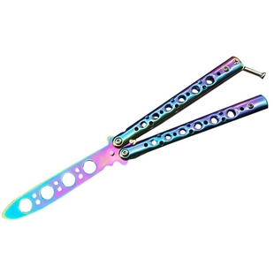 2020 STainleSS STeel Knife BuTTerfly Training Knife 3Cr13Mov