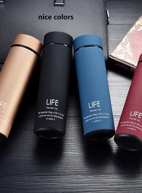 保温杯vacuum cup flask stainlesss steel men women 480ml男女