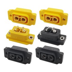 3Pcs XT60E Female Plug Connector Brass Gold-Plated/Ni-Plated