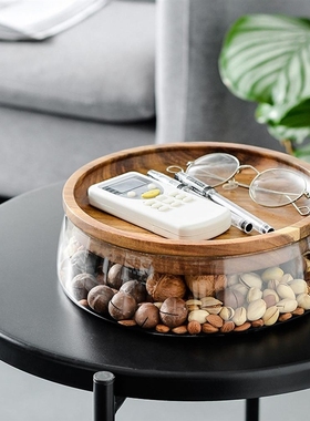 Creative Glass Nuts And Dry Fruits Storage Box Container Dou