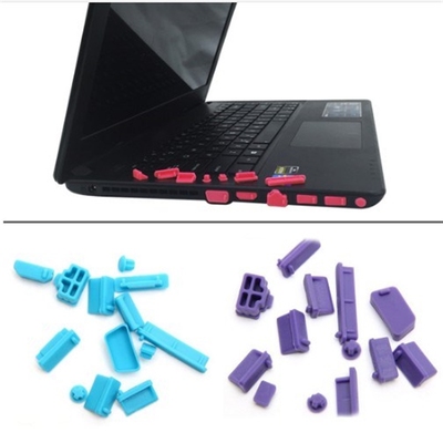 13pcs/set Silicone Anti Dust  Cover Stopper dust  laptop dus
