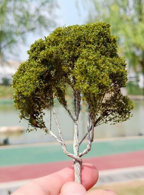 miniature  Simulated Wire Tree  Vegetation Material for Mili