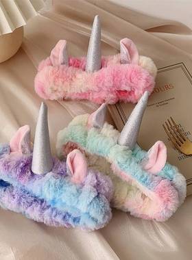Christmas headband unicorn hairband wash face headband Hallo