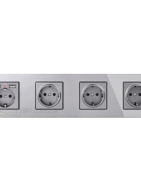 COSWALL 16A 1/2/3/4/5 Gang Russia Spain E Standard Wall Sock