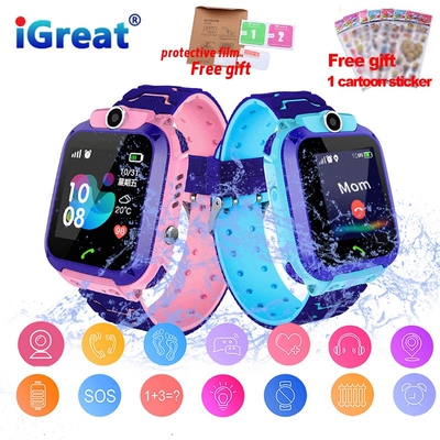Q12 Childrens Smart Watch kids SOS Phone Watch Smartwatch F