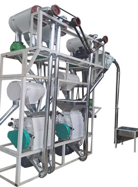 磨面机双机一次小麦用磨粉机 玉米杂粮加工机械设备 面粉机