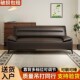 猫抓皮沙发可折叠一体两用客厅小户型公寓出租房三人位简约沙发