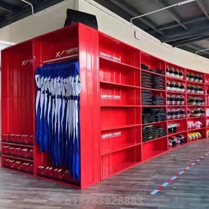 餐厅酒柜集装箱复古展示柜铁艺收纳工业陈列柜子多层落地置物架