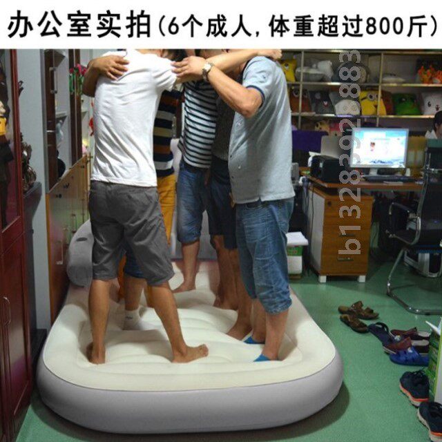 卡通气垫床加大单双人床垫可折叠床加厚户外便携懒人沙发充气床垫