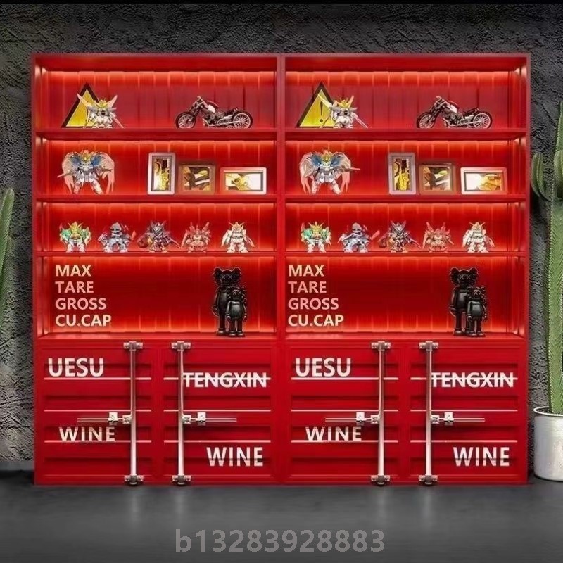 置物架酒柜展示柜商场置物架货柜储物架置物架多层红酒白酒展示架