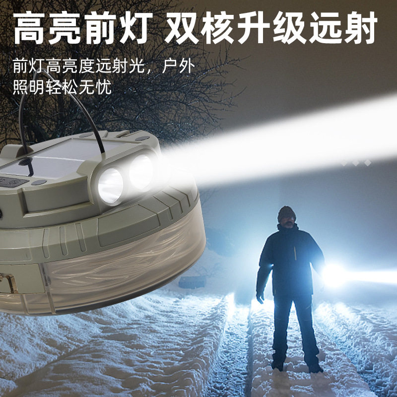 新款多功能LED露营灯USB