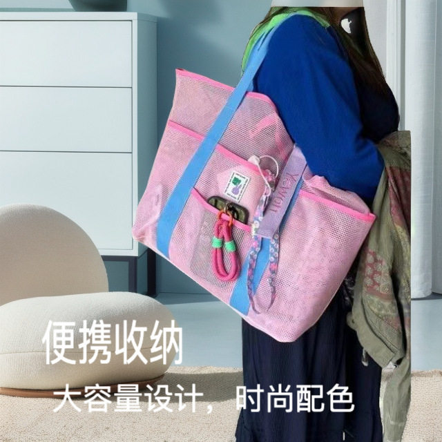 新韩国Ins沙滩包夏季大容