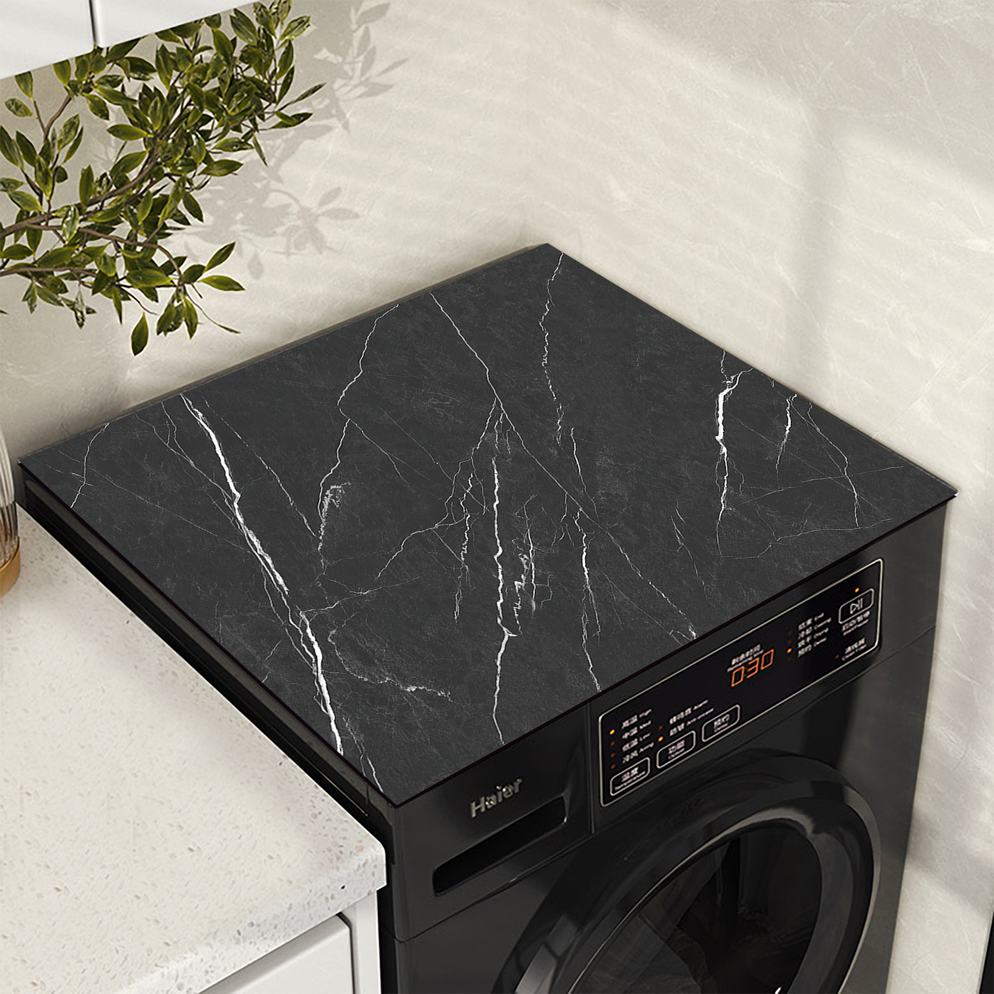 岩板大理石滚筒洗衣机垫吸水防滑台面保护垫防晒吸水硅藻泥防尘垫