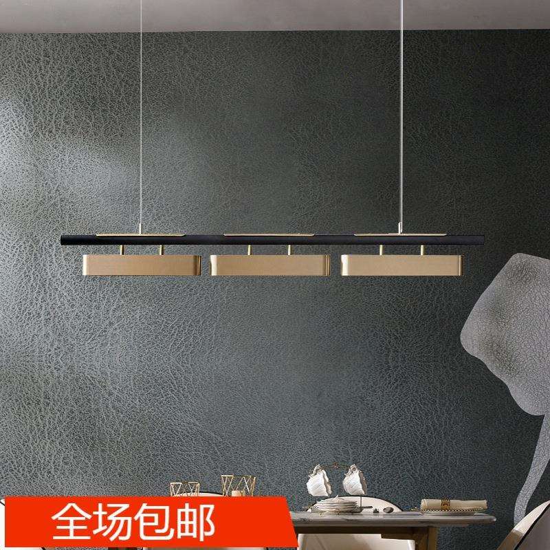 后现代全铜餐厅吊灯收银台吧台网咖样板房设计师极简前台艺术吊灯