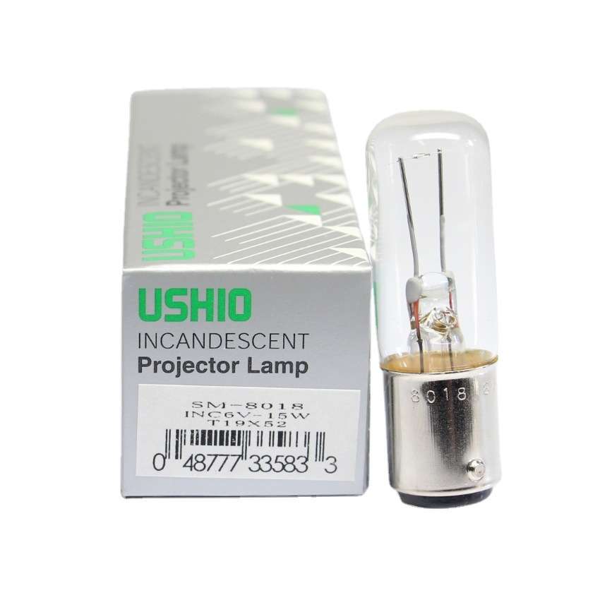 USHIO SM 8018 6V15W灯泡,NIKON,LEITZ,ZEISS显微镜光源,6V 15W