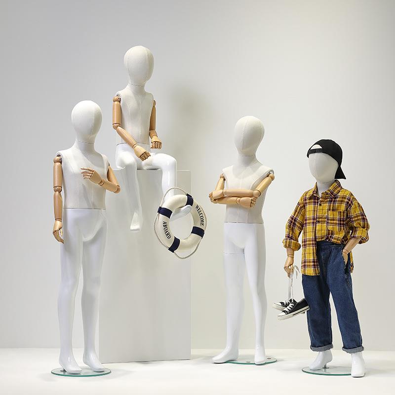 童装店高档儿童模特道具全身模特架子小孩小童橱窗人台服装展示架