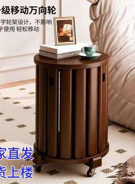 实木圆凳子茶几家用可叠放凳原木新中式叠叠乐现代吃饭登子餐桌凳