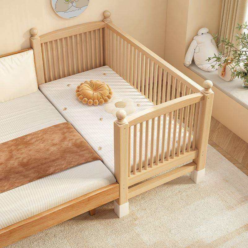 榉木实木男孩女孩实木床加宽加粗床边带护栏宝宝婴儿床儿童拼接床,纺织面料/辅料/配套,纺织机械配件,淘宝优惠券,粉丝福利购,淘宝优惠卷