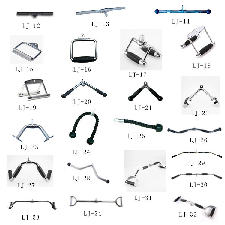大小飞鸟龙门架高拉下拉低拉划船下压拉背健身器材配件Vt型拉把