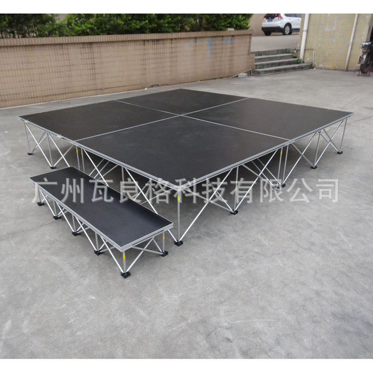 大型演出器材厂家供应专业铝合金快装舞台活动拉网舞台