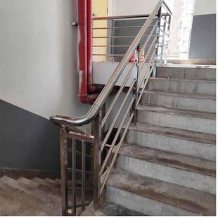 楼梯扶手栏杆304不锈钢护栏自建房阳台别墅室内户外楼梯立柱自装