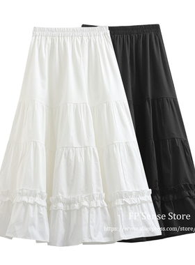 速发sprig simr autum  we fashuo casu soxy Skirt wom