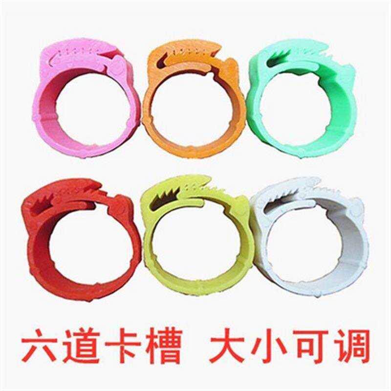 速发鸡鸭脚环土鸡足环鸟类配件标签标记用品脚套家环禽扣斗鸡动物